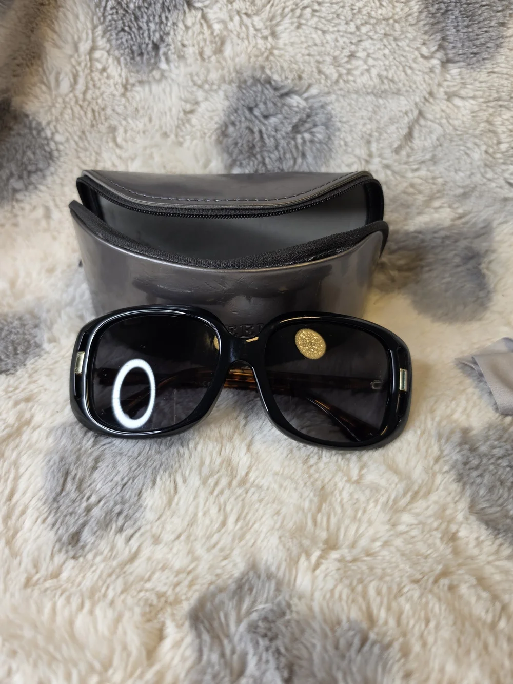 Alexander McQueen Black Oversized Women's Sunglasses